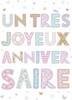 Kiub Carte fête Sparkle Un très joyeux anniversaire sans texte 3700572717517