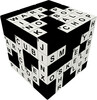 Verdes Innovations V-Cube 3 3x3 carré, mots croises 5206457000371