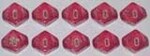 Chessex Dés 10d10 borealis rose (10 x d10) 601982023874