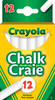 Crayola 12 Craies blanches 063652031204