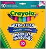 Crayola 10 crayons marqueurs lavables larges tropicales 063652781109