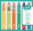 Djeco 6 crayons multicolores 3070900090064