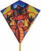 Premier Kites Cerf-volant monocorde Losange 30" Dragon ailé de feu 630104152796