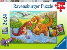 Ravensburger Casse-tête 24x2 Dinosaures joueurs 4005556050307
