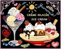 Jacarou Broderie diamant Crème glacée / ice cream 750122797165