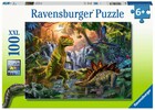 Ravensburger Casse-tête 100 XXL L'oasis des dinosaures 4005556128884