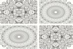 BiMoo Nappe mandala multilingue à colorier 628055074236