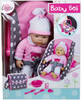 Lissi Poupée bébé 15" avec siège d'auto, sac et accessoires 4006943604165