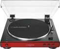 Audio Technica Table Tournante AT-LP60XBT-RD Rouge automatique Belt-Drive (Bluetooth) 4961310147273