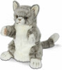 Hansa Creation Marionnette chat gris peluche 30cm 4806021971635