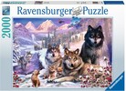 Ravensburger Casse-tête 2000 Loups dans la neige 4005556160129