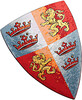 Liontouch Costume chevalier du lion bouclier en mousse 29001 5707307290015
