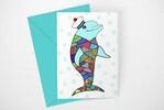 Décoludik Carte fête Dauphin 686494632462
