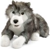 Folkmanis Marionnette à main Loup 18x10x9", peluche 638348021717